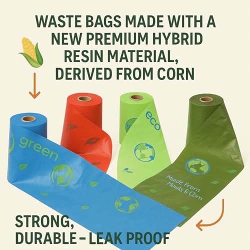 Image of Greenbone BioBase Pet Waste Bags - 4 Rolls, 48 Bags - 13 Inch x 9 Inch