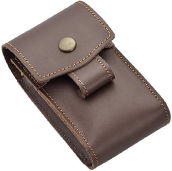 Amazon.co.jp: ペンギンライター タバコケース 革 日本製 ダーク