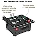 MIUPWULA Mini Table Saw,Mini Multi-Functional Portable Crafts Saw Speed Angle Cutting Depth Adjustable Cutting Sanding Engraving for Wood Acrylic PCB Plastic(0.1-16mm)