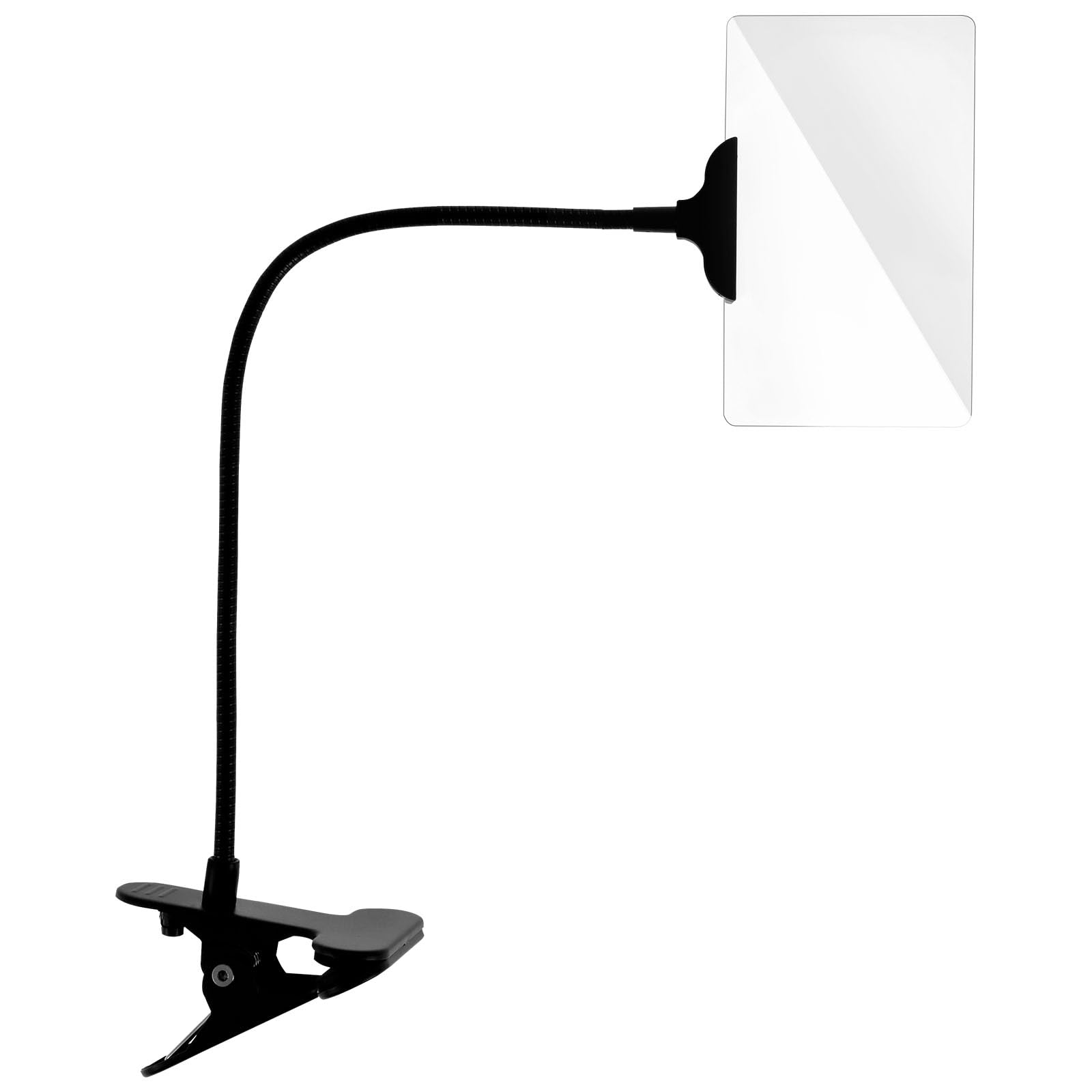 5X Magnifying Glass with Clip Hands-Free, Large Page Computer Screen Magnifier with 360 Degree Flexible Neck, Full Page Magnifying Glass for Reading