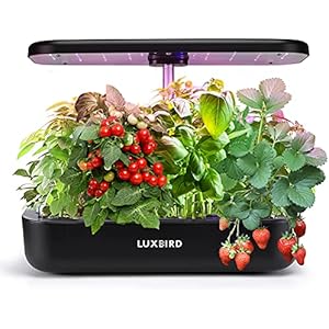 Hydroponics Growing System Luxbird Indoor Herb Garden Start