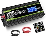 Novopal 2500W 5000W Inverter Onda Sinusoidale Pura DC 12V AC 220V