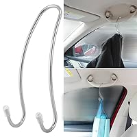 Vista 2 de HnFshop 2 unids/pack asiento de coche camión abrigo gancho bolso colgante auto bolsa organizador titular