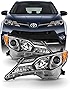 AKKON - For 13-15 Toyota RAV4 XA40 Factory Style Projector Headlight Lamps Assembly Driver and Passenger Side