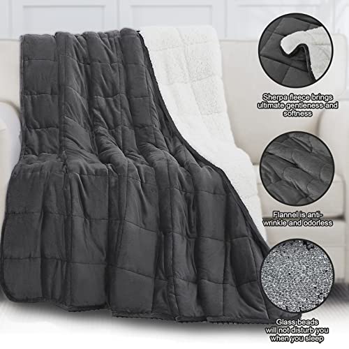 Cymula Sherpa Weighted Blanket Queen Size thumb #2