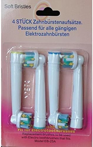 Toothbrush Replacement Floss Action Brush Heads Type EB-25A by Thragon