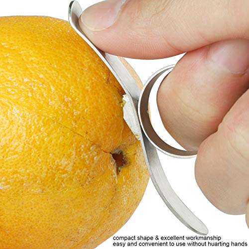 Orange Peelers Set Of 5 Stainless Steel With Slicer Cutter Peeler Comfortable To Peel Orange Potato Carrot Cucumber Cooking Tool #TOP4