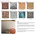 HUE DECORATION Green Peel and Stick Backsplash, Stick On Tiles Kitchen Backsplash, Vinyl Self Adhesive Peel and Stick Tile(4-Sheet)