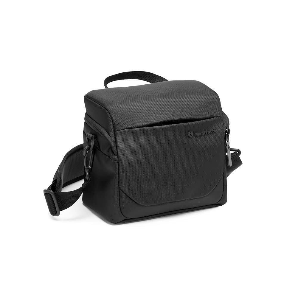 Manfrotto Advanced Shoulder Bag M III, für Reflex- und Spiegellose Kamera mit Objektiv, Kameratasche, Kameratasche mit Stativbefestigung und Regenschutz