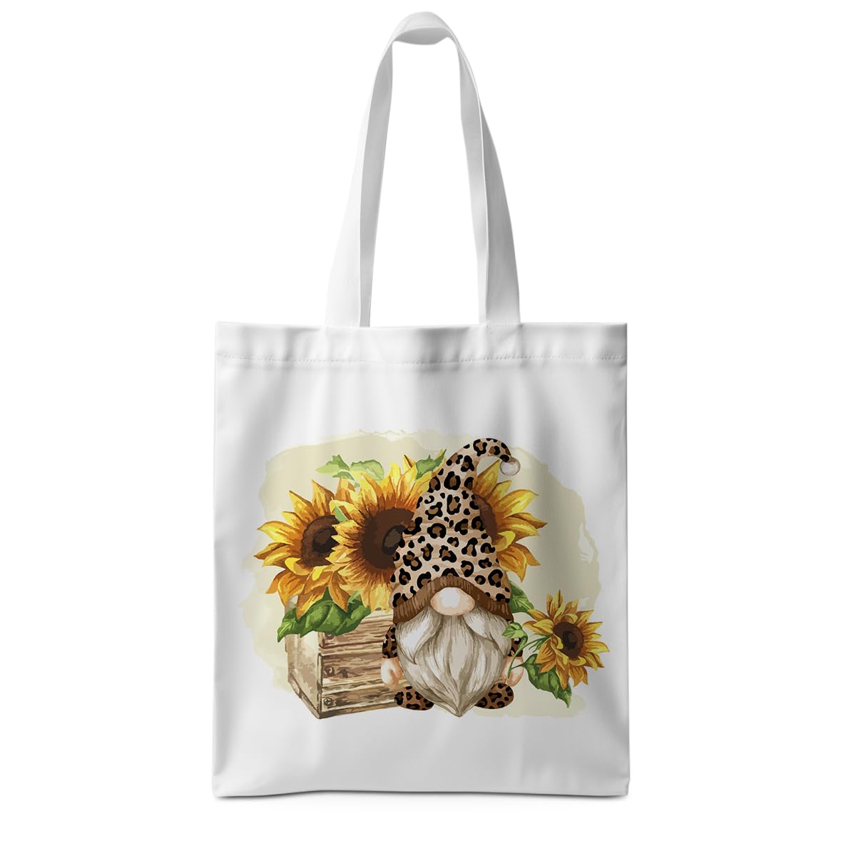 ZHAMEN Gnomes Gifts for Women - Funny Thanksgiving Pumpkin Christmas Halloween Sunflower Tote Bag
