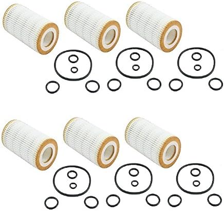 Set of 6 Engine Oil Filter Mann HU718/5x / 0001802609 for: Mercedes W202 W210 W203 W211 W220 W221 E55 AMG E550 G55 AMG G550 GL550 Dodge