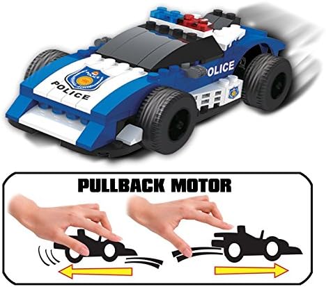 UniBlock Pullback Building Block Car - 84 pc
