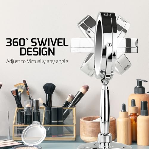 Espejo de Maquillaje Redondo Iluminado 9'' OVENTE miniatura 3