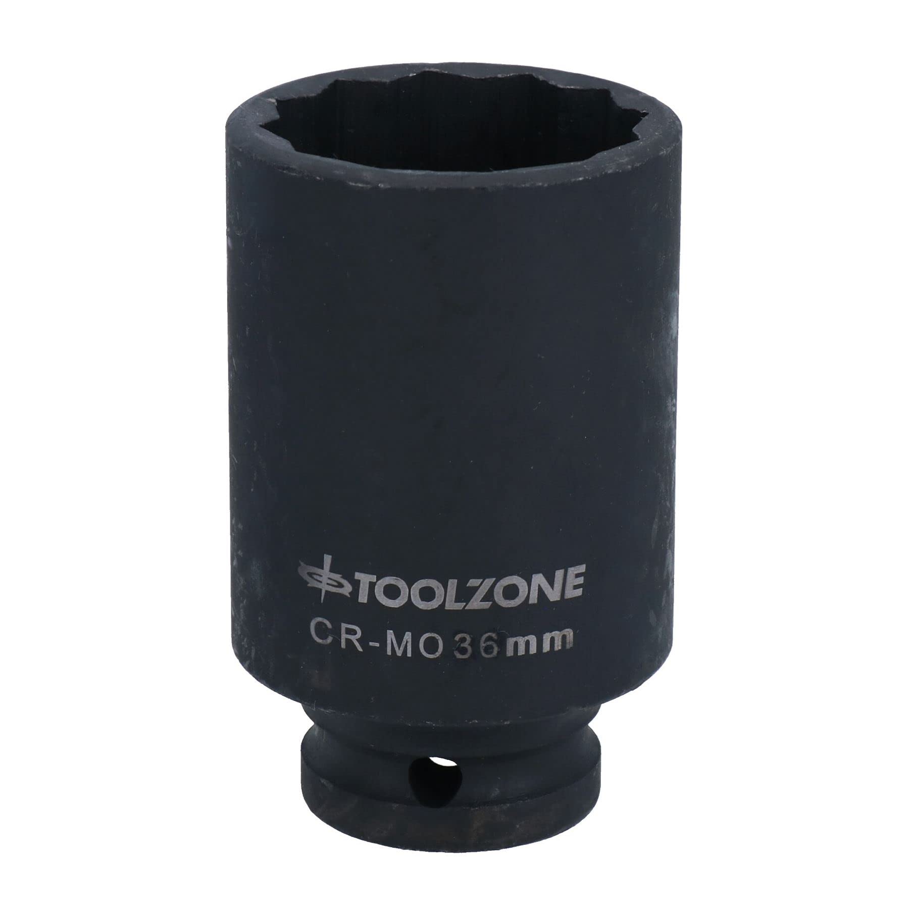 B&Q -  36mm Metric 1/2" Drive Double Deep Impact Socket 12 Sided Single Hex