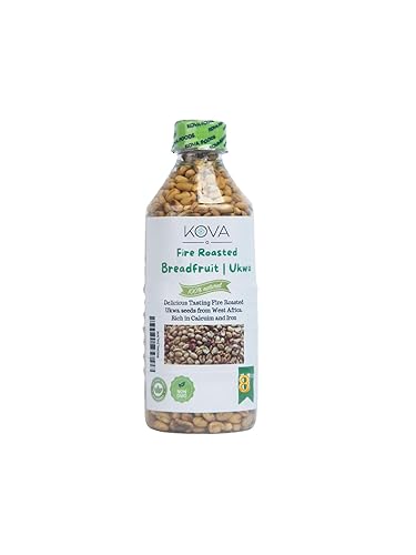 Kovafood Semillas de fruta de pan frito. Ukwa africano. Sabroso y nutritivo. Rico en calcio y hierro. 8oz