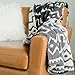 SARANONI Large Home Throw Decorative Double-Layer Bamboo Blanket 50