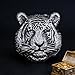 WHFCBJBW Stylish Engraved Tigers Head Belt Buckle for Men and Women Clasp Belt Fashion Accessories WaistBelt Decoration Men's Fashion