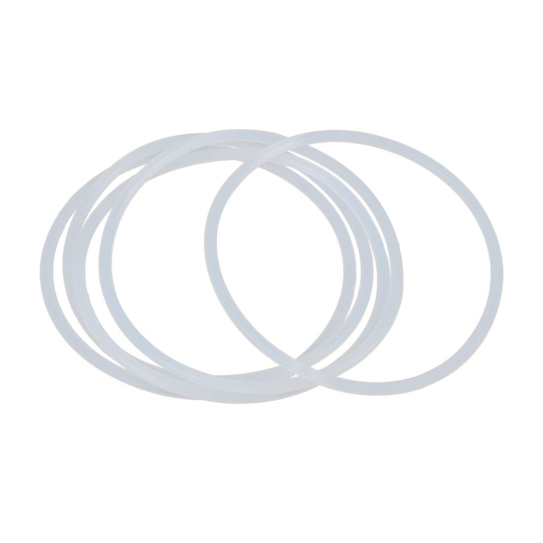 80mm Compressor Rings X AUTOHAUX Silicone O-Rings, 80mm OD 73.8mm ID 3.1mm Width VMQ Seal ...