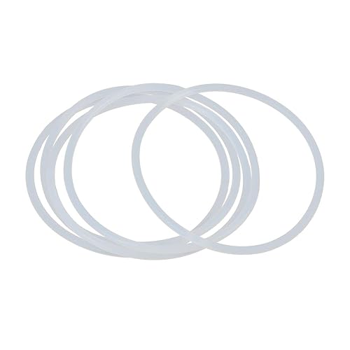 X AUTOHAUX Juntas tóricas de silicona, 3.150 in OD 2.906 in ID 0.122 in Ancho VMQ Junta de sello para válvulas de compresor reparación de tuberías,