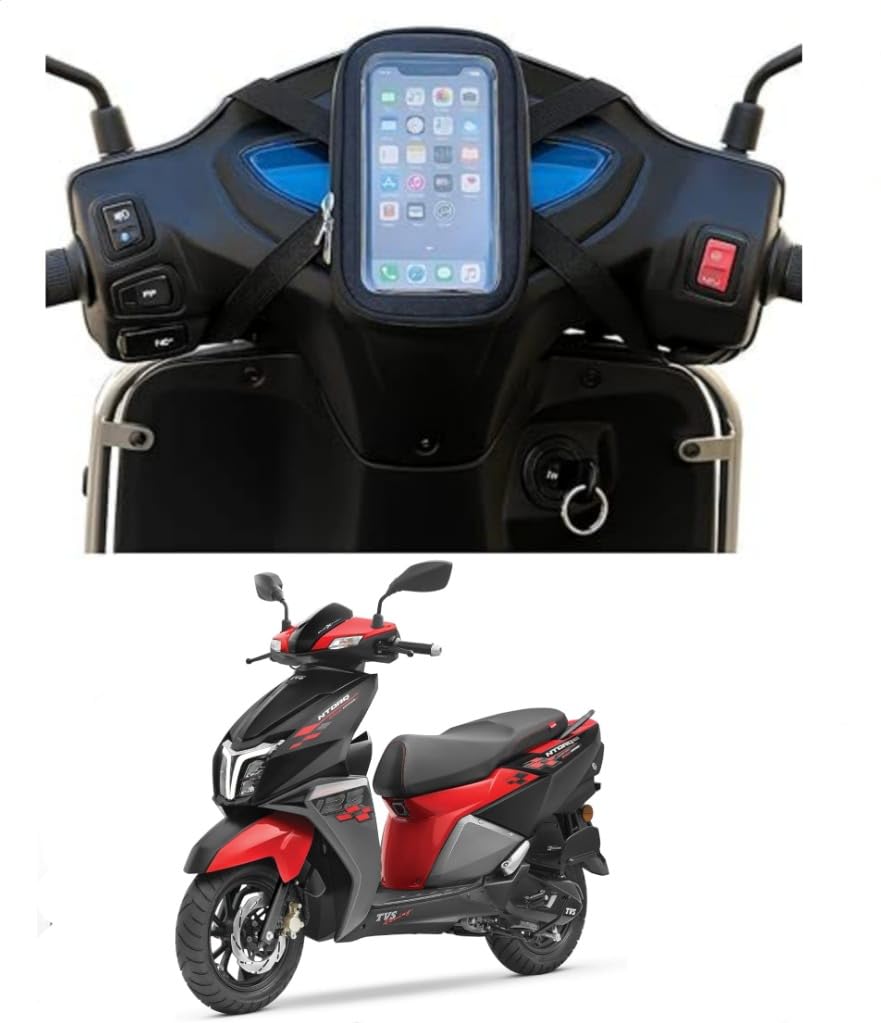 NISHI Universal Mobile Holder/Stand/Mount Pouch for Scooters Scooty (TVS Ntorq)-picture-19