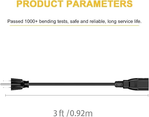 Miniatura 6 de Cable de alimentación para olla a presión eléctrica instantánea, olla rápida de potencia, olla arrocera, microondas, máquina de leche de soja y más