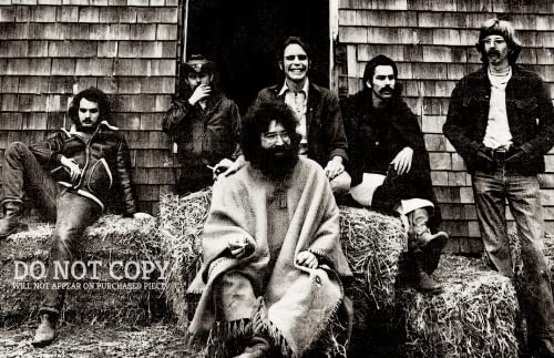 Póster artístico de The Grateful Dead de 11x17, foto rara de la banda de música de 1970