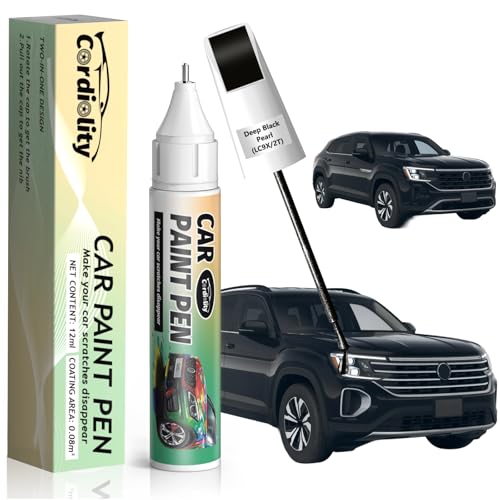 Image of LC9X /2T Deep Black Pearl Touch Up Paint for Volkswagen, Color Accurate Car Paint Scratch Repair Pen, Quick & Easy Fix Automotive Chips and Nicks