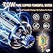 12v Fuel Transfer Pump Set,Gasoline Transfer Pump Moves 85 Gallons of Gas or Diesel Per Hour, Electric Fuel Pump with 70W DC Motor &Patented Pulley Lead Pipe For Car,Boats,Utv,Equipment