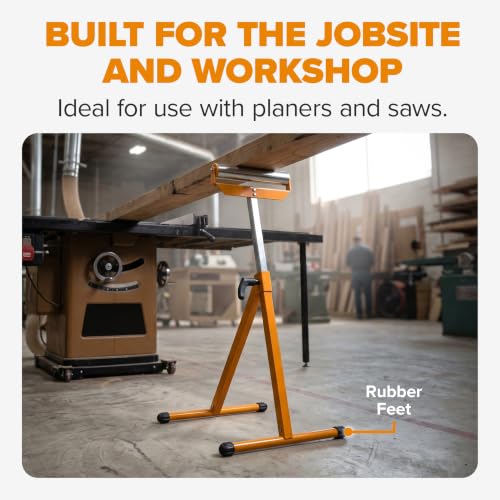 Image of BORA Adjustable Roller Stand 2-Pack for Table Saw Extension Roller