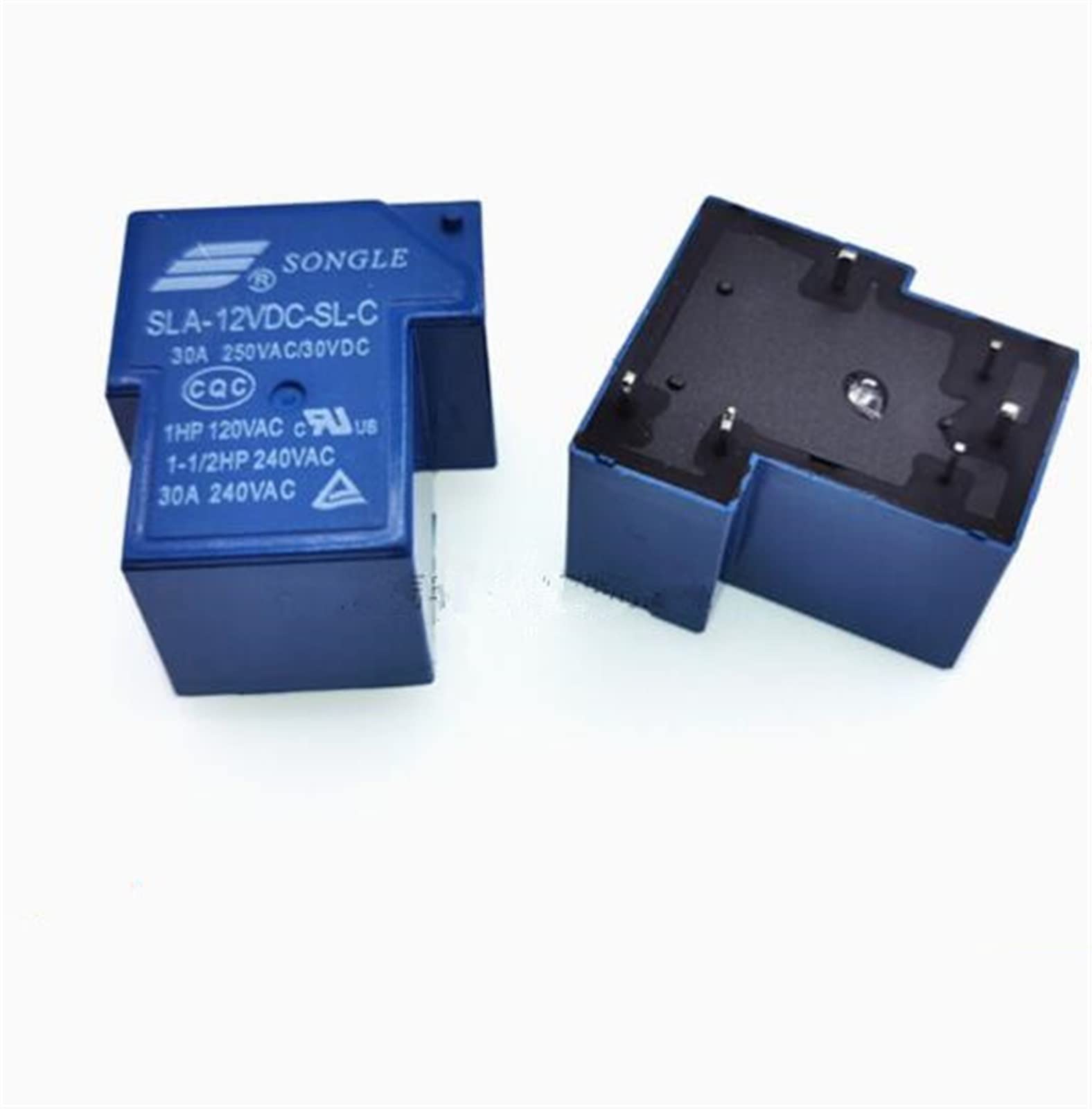 AERBNYEQP 2PCS 6PIN Power Relay SLA-5VDC-SL-C SLA-12VDC-SL-C SLA-24VDC-SL-C 5V 12V 24V