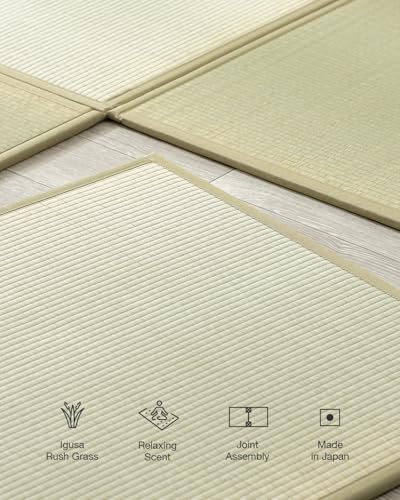Tapete Tatami Cuadrado FULI 6 piezas Natural miniatura 3