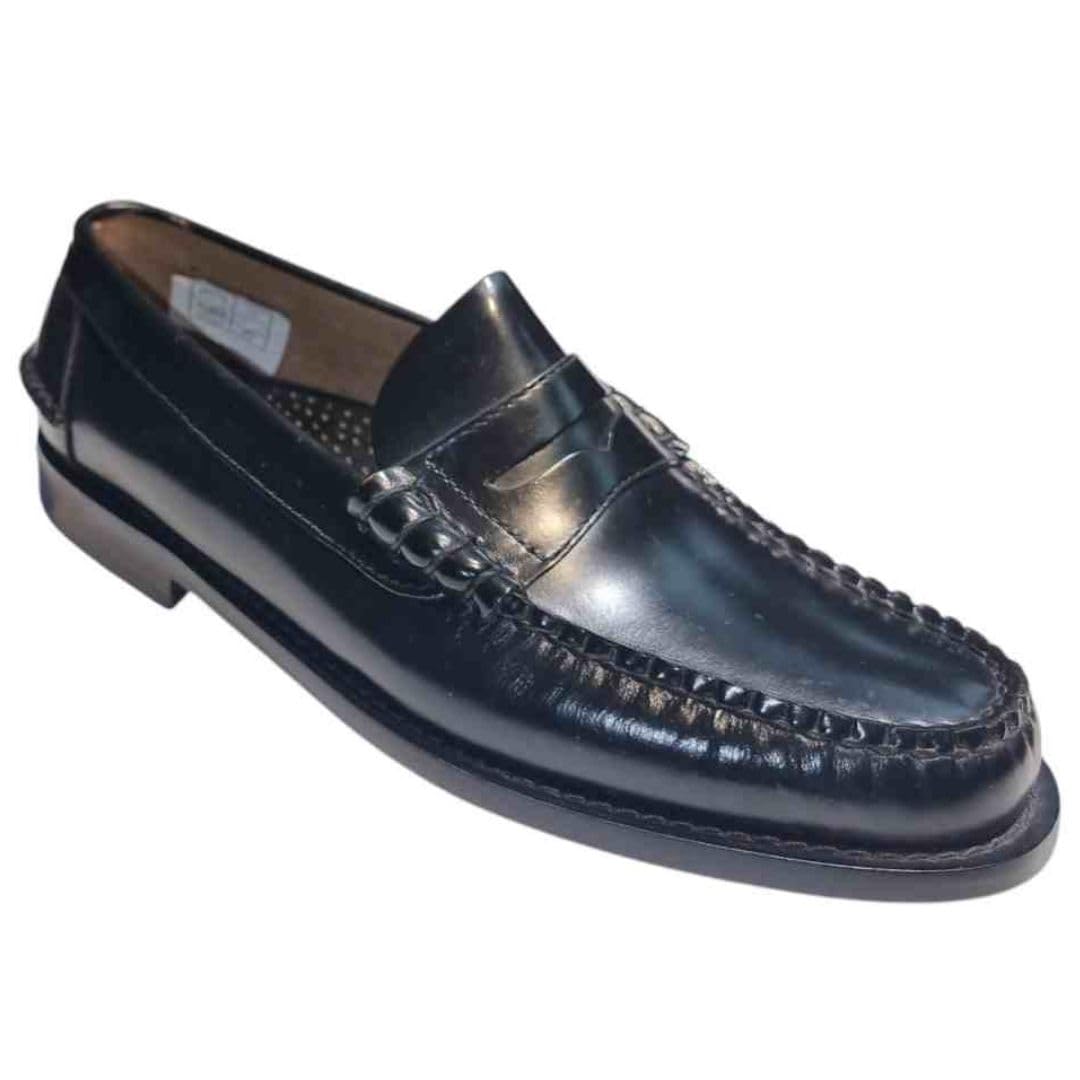 Zapatos Castellanos de Vestir para Hombre, Zapatos de Piel Sin Cordones, Mocasines Elegantes para Traje y Eventos