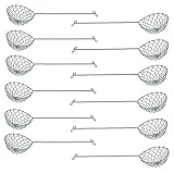 Spring Fondue Sieb Edelstahl Set Gemüse Sieb 12 Stück
