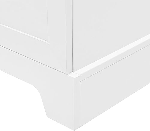 Miniatura 9 de Armario de almacenamientodespensa, almacenamiento alto de madera con dos puertas con estantes ajustables, armario de despensa de cocina