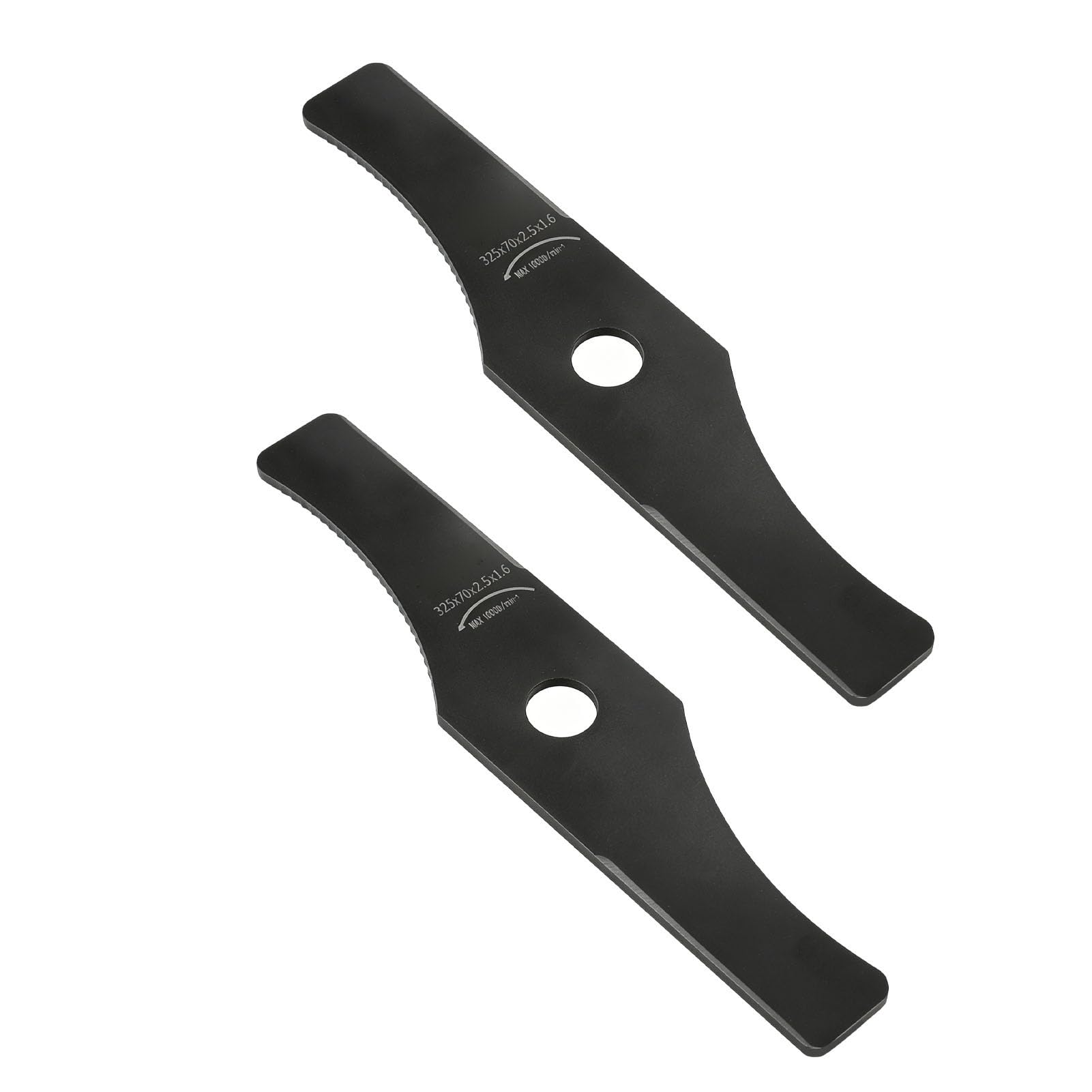 Lama per Decespugliatore a 2 Denti, Lama di Ricambio per Tosaerba in Acciaio Al Manganese con Bordo Lucido Resistente All'usura e Ad Elevata Durezza per Decespugliatore, Di