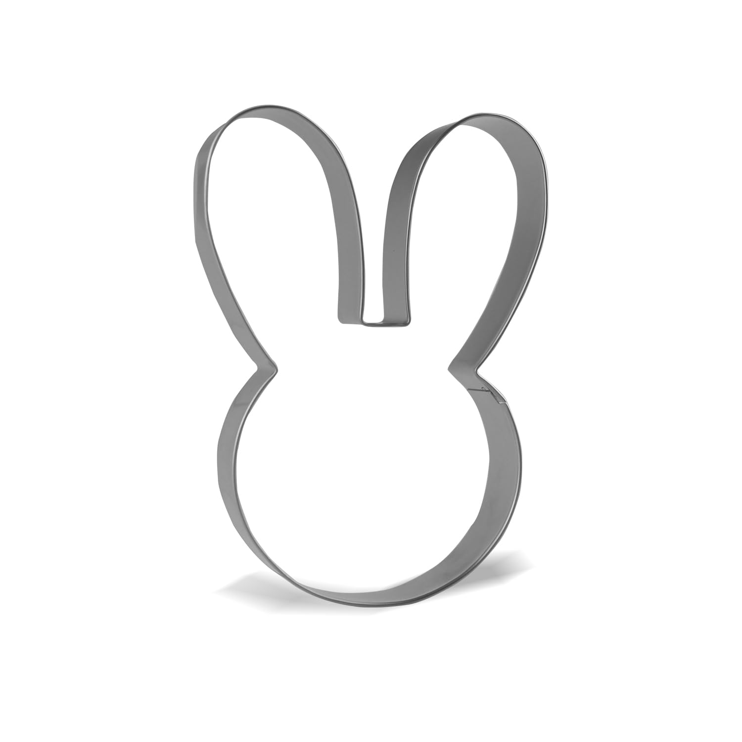 Keewah Easter Bunny Rabbit Face Cookie Cutter, 4.8โ, Stainless Steel