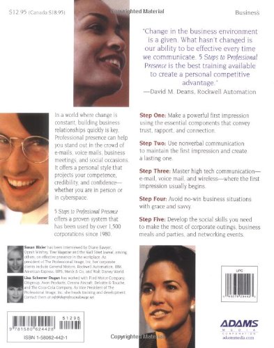 5 Steps To Professional Presence: How to Project Confidence, Competence, and Credibility at Work