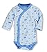 Schnizler Baby Jungen Wickelbody Bleu Allover Body, Blau (Bleu 17), 50 EU