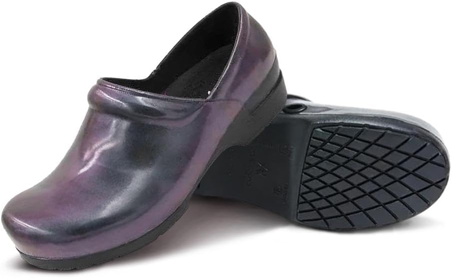 SR Angel Nursing Clogs - Non-Slip Work Shoes for Women & Men - Slip-Resistant Cushioned Nursing Shoes