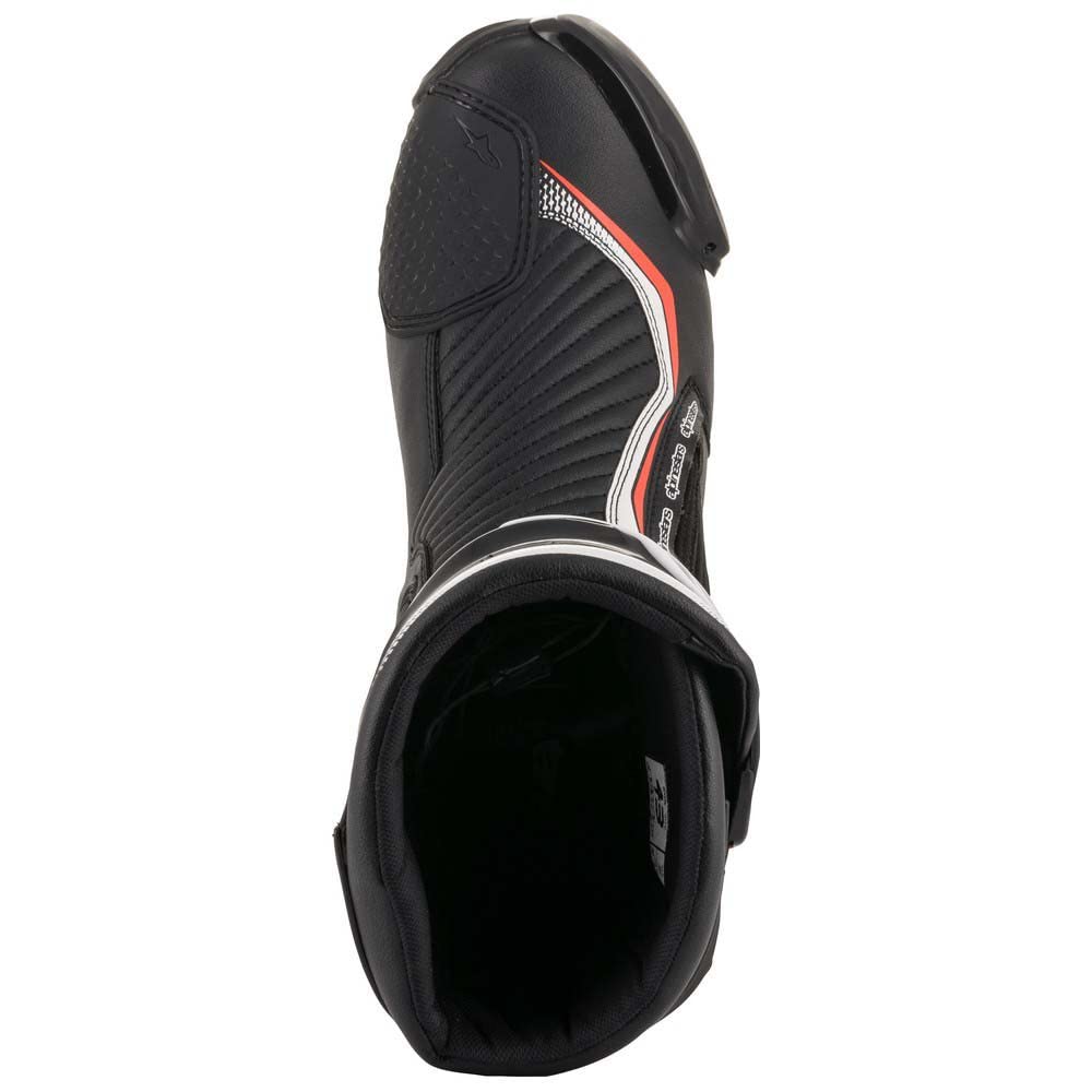 Alpinestars SMX Plus V2-Stivali Nero/Rosso Giallo Fluo, Abbigliamento per Motocicletta Unisex-Adulto