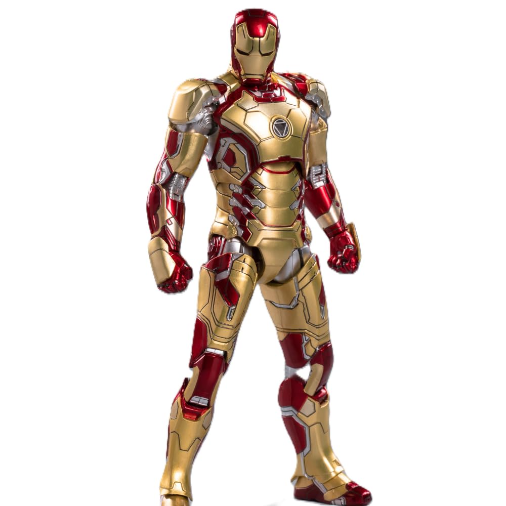 ZD Toys Action Figure Collectible - 7 Inch Ironman MK42, Superheros Premium PVC Build Collectible, Interchangeable Accessories & Blast Effects, Perfect for Gifting, Ages 15+ Years-picture-13