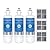 Waterdrop ADQ36006101 Replacement for LG® LT700P® Refrigerator Water Filter, Kenmore® 9690, 469690, ADQ36006102, LFXS30766S, RFC1200A, FML-3 and LT120F® Fresh Air Filter, 3 Combo