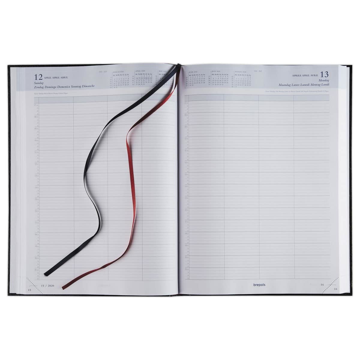 Lot Agenda Bremax 1 Civil 2027 A4 + Index Adhésif Blumie, Noir