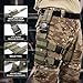 OneTigris Mini Molle Panel for Tools, Drop Leg Platform Minimalist Adjustable Thigh Rig for Flashlight Green