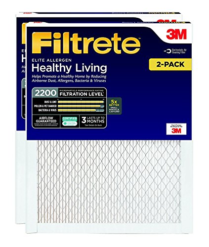 FILTRETE Elite Allergen Healthy Living MPR 2200 20x30x1, 3-Pack
