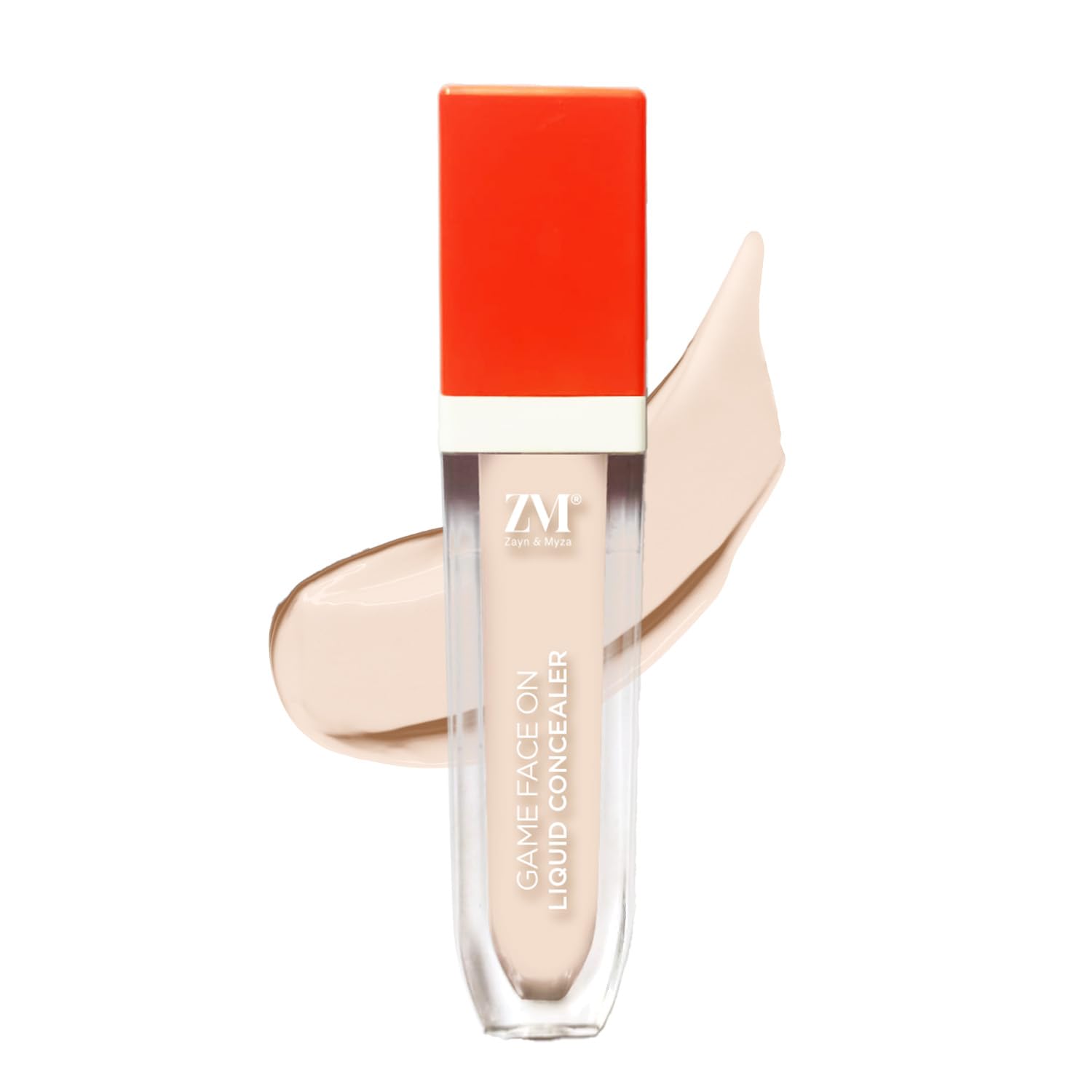 ZM Zayn & Myza Liquid Concealer for Face Makeup | Buildable Coverage | Easily Blendable | Conceals Dark Circles & Blemishes | Flawless Matte Finish, Sweatproof | Shade - Light, 6 ml