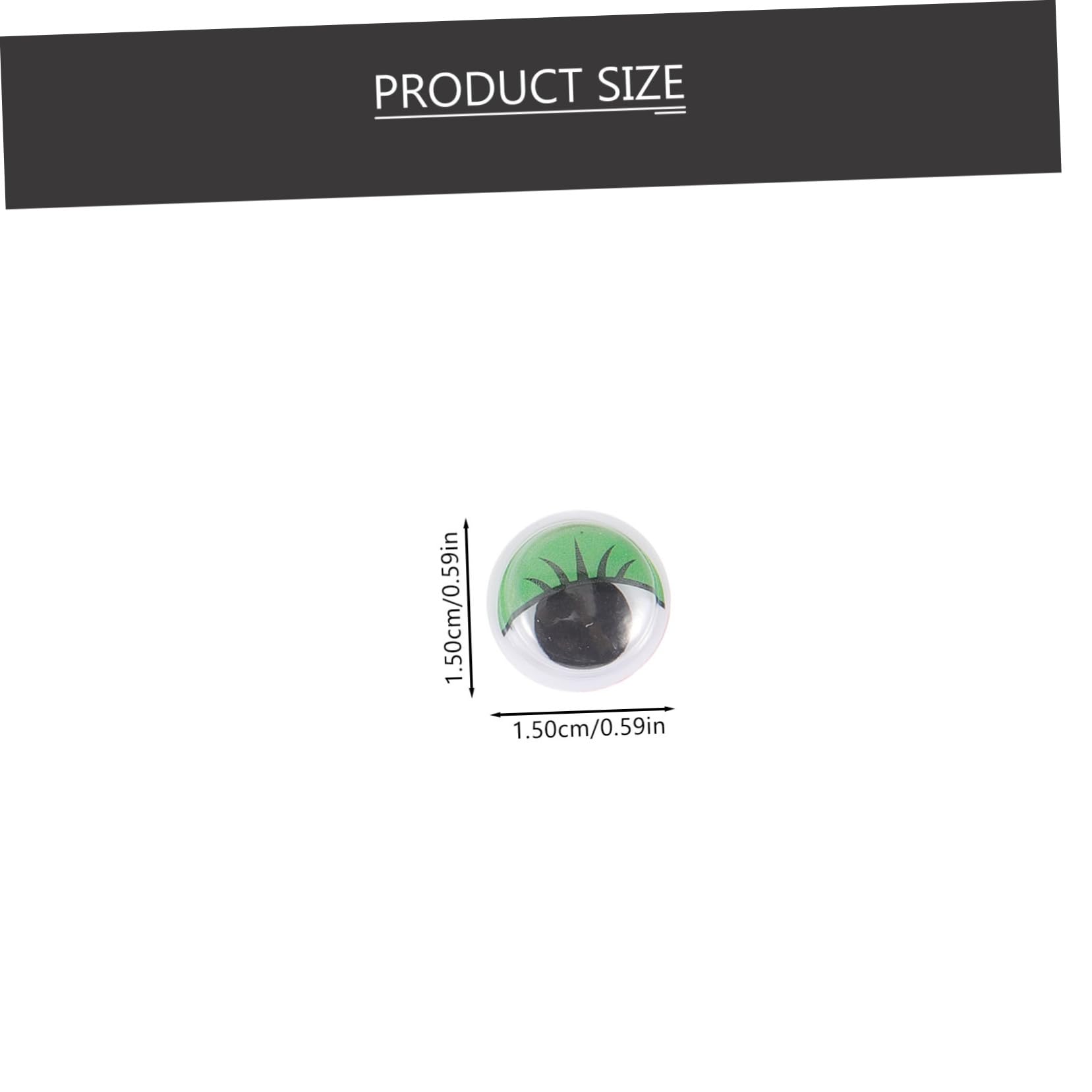 ERINGOGO Doll Eyes Craft Accessory Kit 200pcs Eyes Luminous for DIY Jewelry Making Supplies