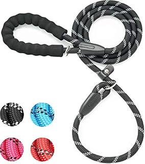 iYoShop 6FT Extremely Durable Slip Dog Rope Training Leash with Comfortable Padded Handle