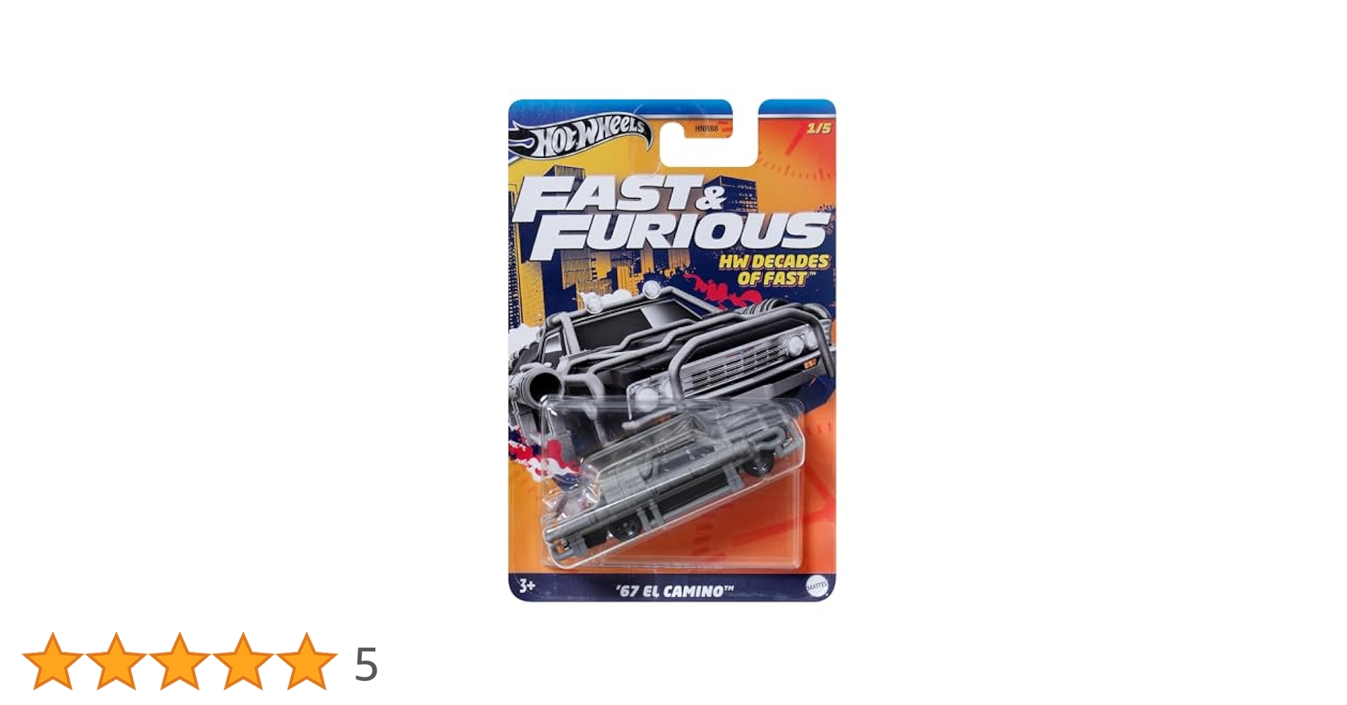 Hot Wheels Fast and Furious Vehicle Collector Car Chevy El