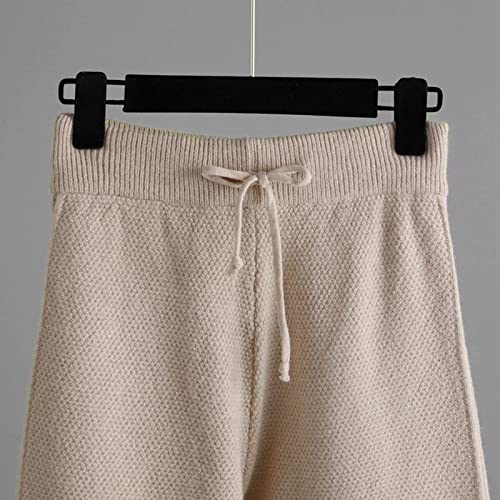 Duowei Plus Size Ski Clothes Women Autumn And Winter Fashion Temperament Loose Casual Wide Leg Round Neck Top And Suit Women #TOP2